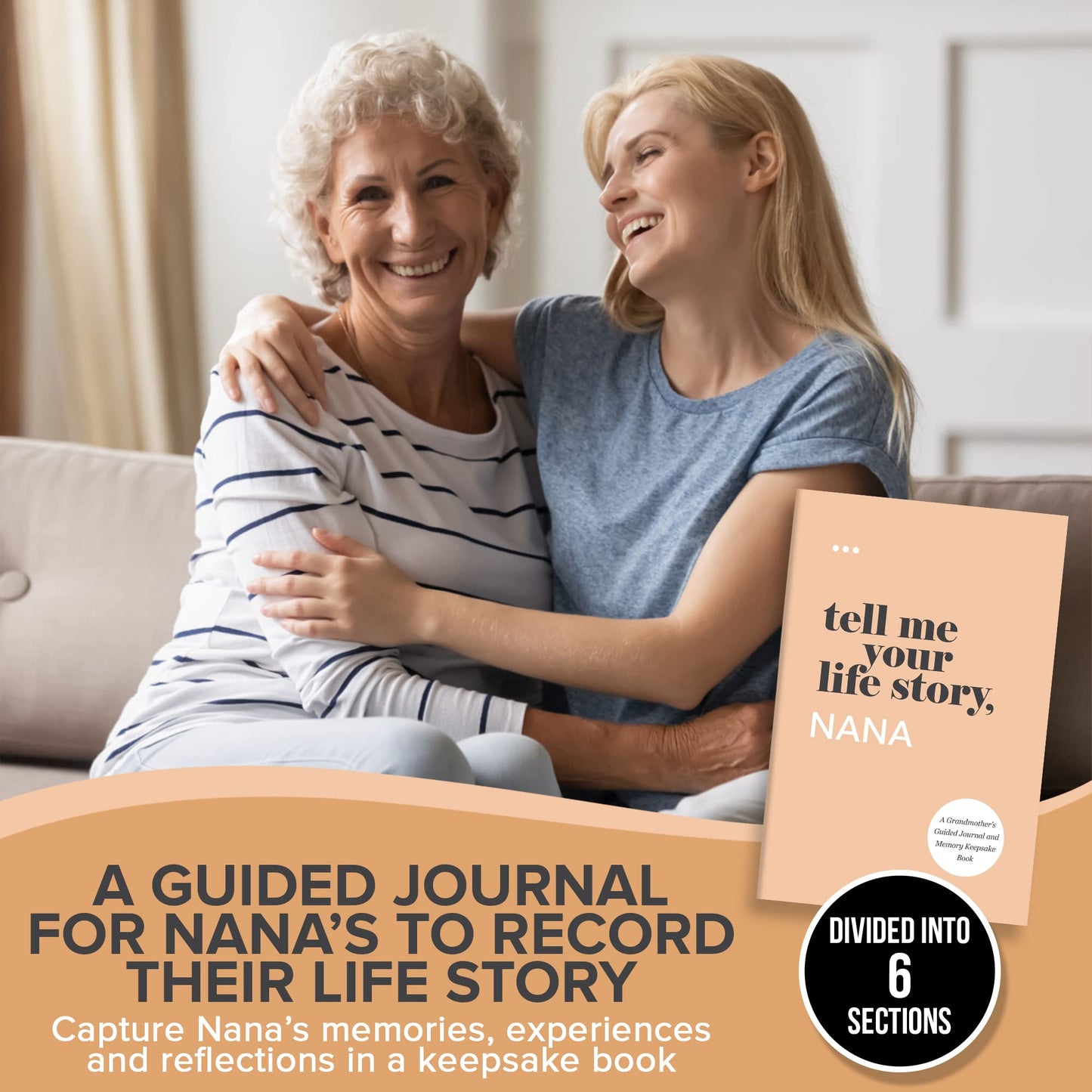 Tell Me Your Life Story, Nana: A Grandmother’s Guided Journal and Memory Keepsake Book (Tell Me Your Life Story® Series Books)