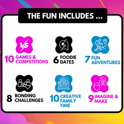 50 Family Activities - Adventure Scratch Off Cards for Family Nights - Fun Conversation Cards - Gift for Families - Game Night Gift Basket Idea for Kids and Adults - Unique for Christmas and Birthdays
