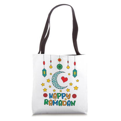 HAPPY RAMADAN for kids, Islamic Holiday After Ramadan Tote Bag