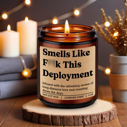 Fairy's Gift Candle, Deployment Gifts, Military Deployment Gifts, Long Distance Relationship Ideas, Mothers Day Funny Presents for Deployed Military Soldier, Army Wife, Navy Girlfriend, Spouse Mom BF