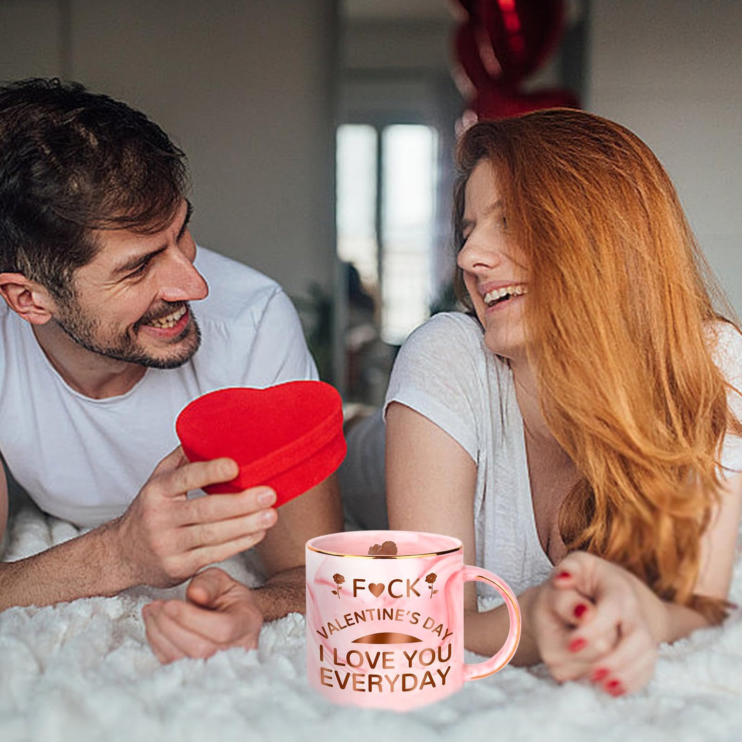 SAPGIF Valentines Gifts for Her, Funny 12 OZ Coffee Mug Gifts for Girlfriend Wife from Boyfriend Husband Him, Cute Stuff for Women Her, Naughty Valentines Presents Gift Ideas