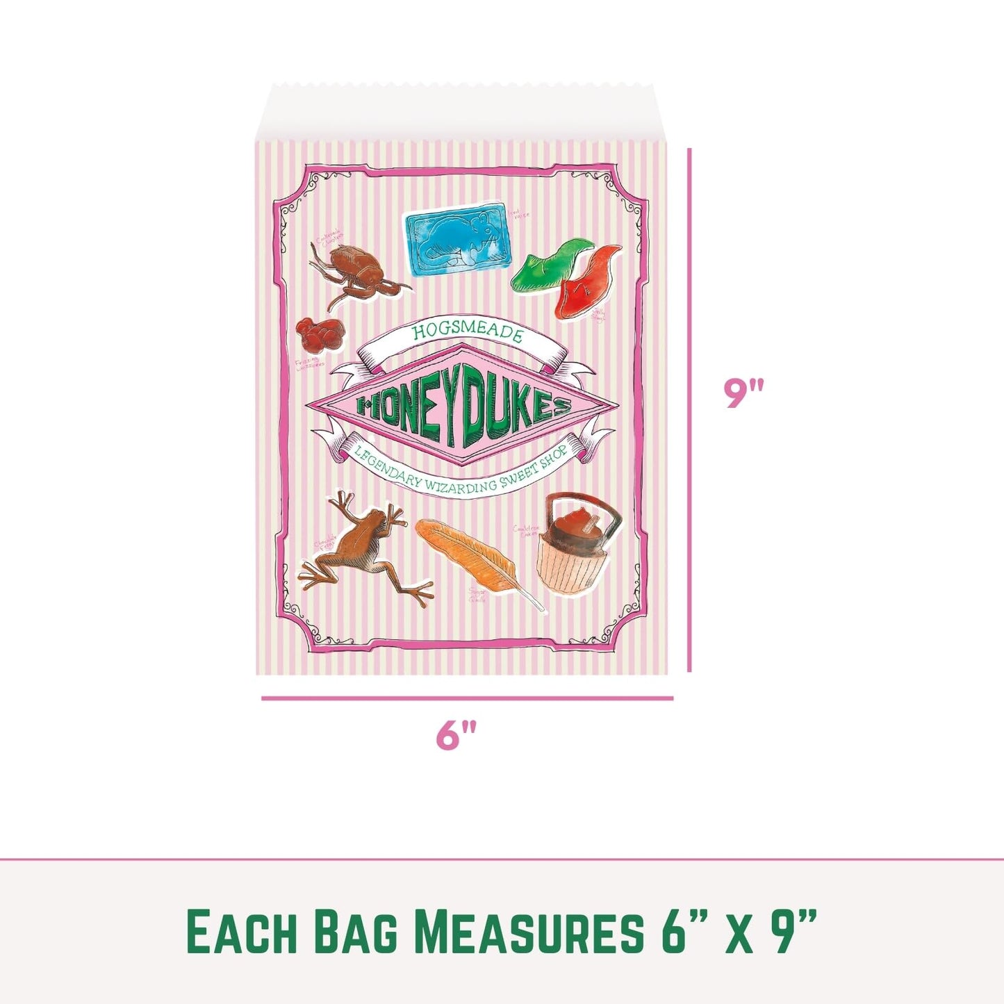 Unique Harry Potter Treat Bags - 24 Harry Potter Goodie Bags for Party Favors, Checklist - Birthday Party Decorations & Supplies