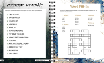 Brain Games - Puzzles and Quizzes - Taylor Swift: The Ultimate Swiftie Activity Book | Picture Puzzles, Trivia, Crossword, Word Search & More | Unauthorized & Unofficial