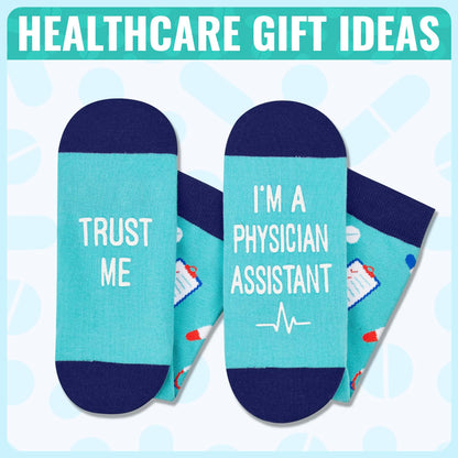 HAPPYPOP EMT Gifts for Men Women - Medical Assistants Gifts Medical Assistants Week Socks