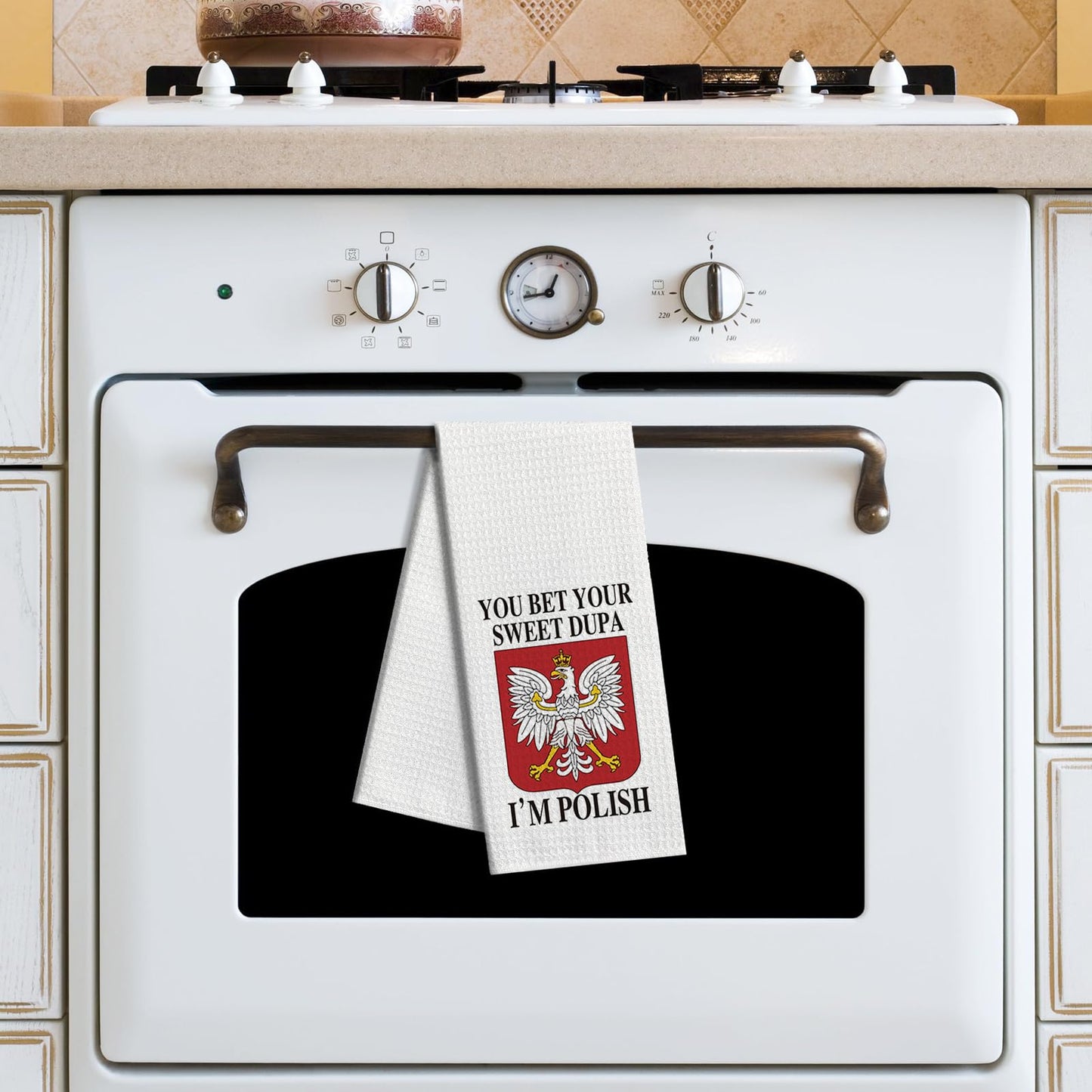 zcyhtqp You Bet Your Sweet Dupa I'm Polish, Funny Kitchen Towels with Sayings, Multi-Purpose Towel, Chef Gift, New Home Housewarming Gifts