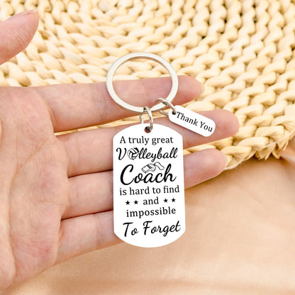 Ikacvb Volleyball Coach Keychain Thank You Gifts For Volleyball Coaches Women Men Unique Coach Appreciation Gifts Birthday Christmas Stuff
