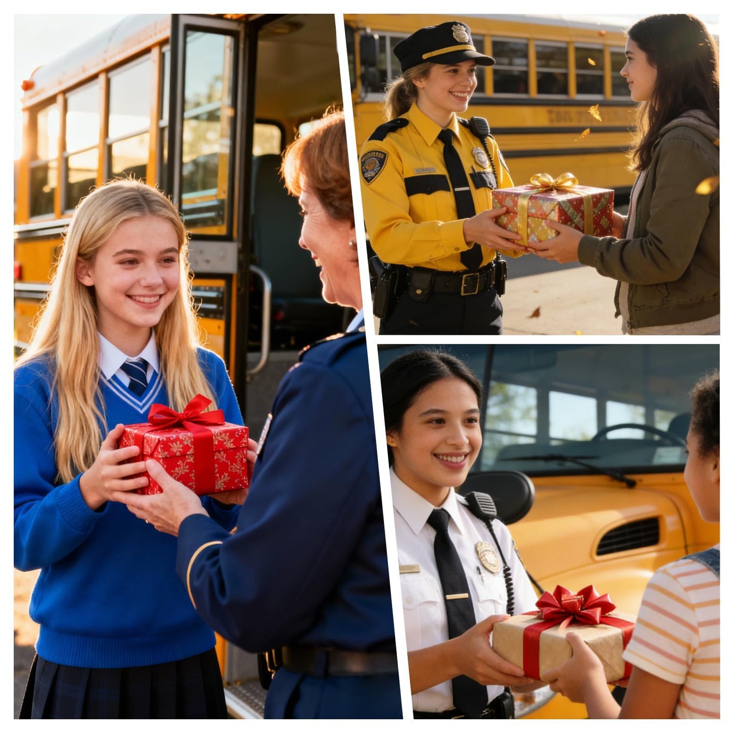 Bus Driver Gifts for Women, 4pcs Gift Set for Schoolbus Lovers, Bus Drivers Thank You Presents With Funny Novelty Socks