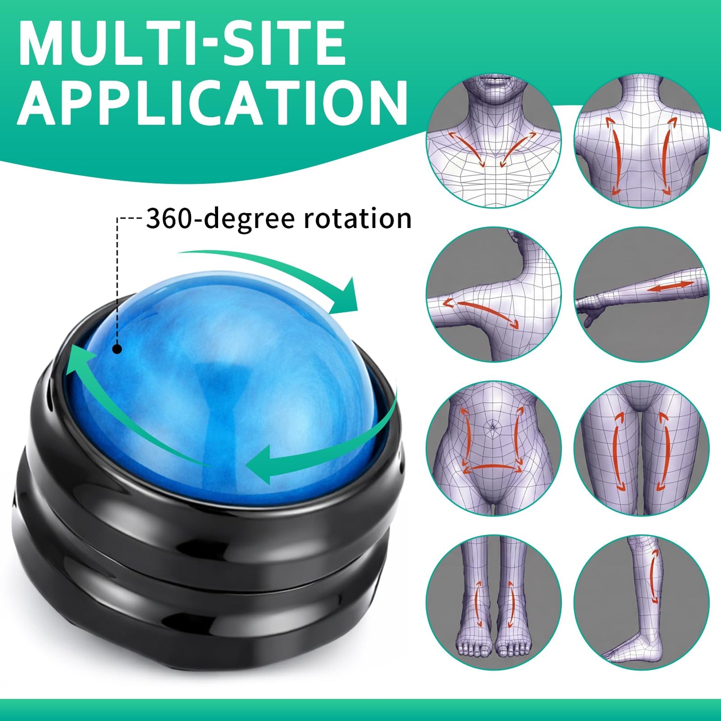 6 Pcs Employee Appreciation Massage Gifts Nurses Teacher Week Gifts Massage Roller Ball Drawstring Cotton Bag Handheld Therapy Relax Tool Sore Muscles Joint Pain Relief Relaxing Full Body