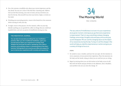 Practicing Mindfulness: 75 Essential Meditations to Reduce Stress, Improve Mental Health, and Find Peace in the Everyday