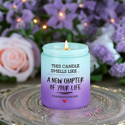 Fairy's Gift New Chapter Candle, Congratulations Gifts for Women Men, Coworker Friend, Leaving Job, New Beginnings Gifts for Women Men, Breakup, Divorce, Retired, Moving Away Congrats Presents Ideas