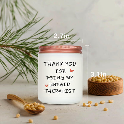 Best Friend Birthday Gifts for Women, Funny Mothers Day Friendship Sister Coworkers Bestie Mom Gag Gift for Her, Lavender Scented Candles