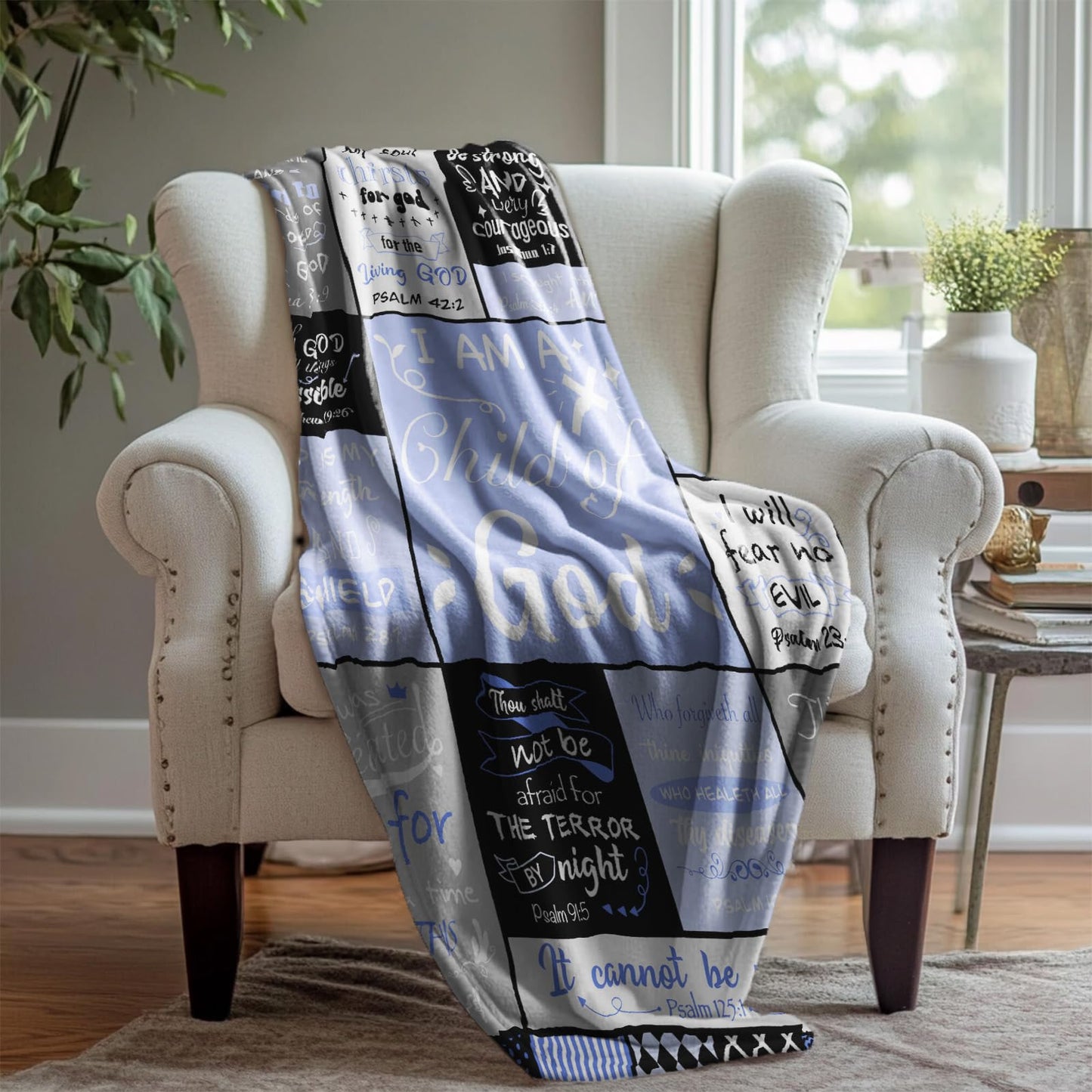 Fathers Day Blankets for Christian,Christian Gifts for Men,Religious Gifts for Men,Gifts for Christians Men,Mens Christian Gifts,Faith Gifts for Mens,Christian Gifts for Fathers Day Blanket 50"x60"