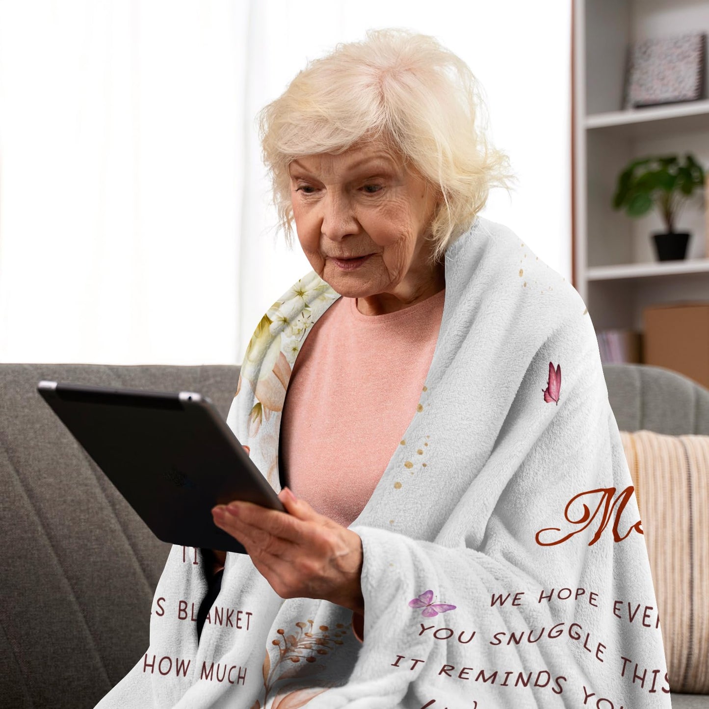 Mema Gifts for Grandma - Gifts for Mema - Mema's Gift from Grandchildren/Grandkids - Best Memas Ever Gift for Retirement Birthday Blanket 60"X50"