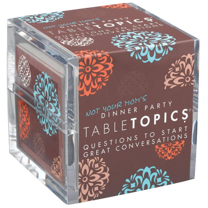 TableTopics Not Your Mom’s Dinner Party Conversation Cards for Adults to Get to Know Each Other on a New Level, 135 Eye-Opening Questions for Friends at Parties, Unique Host Gift