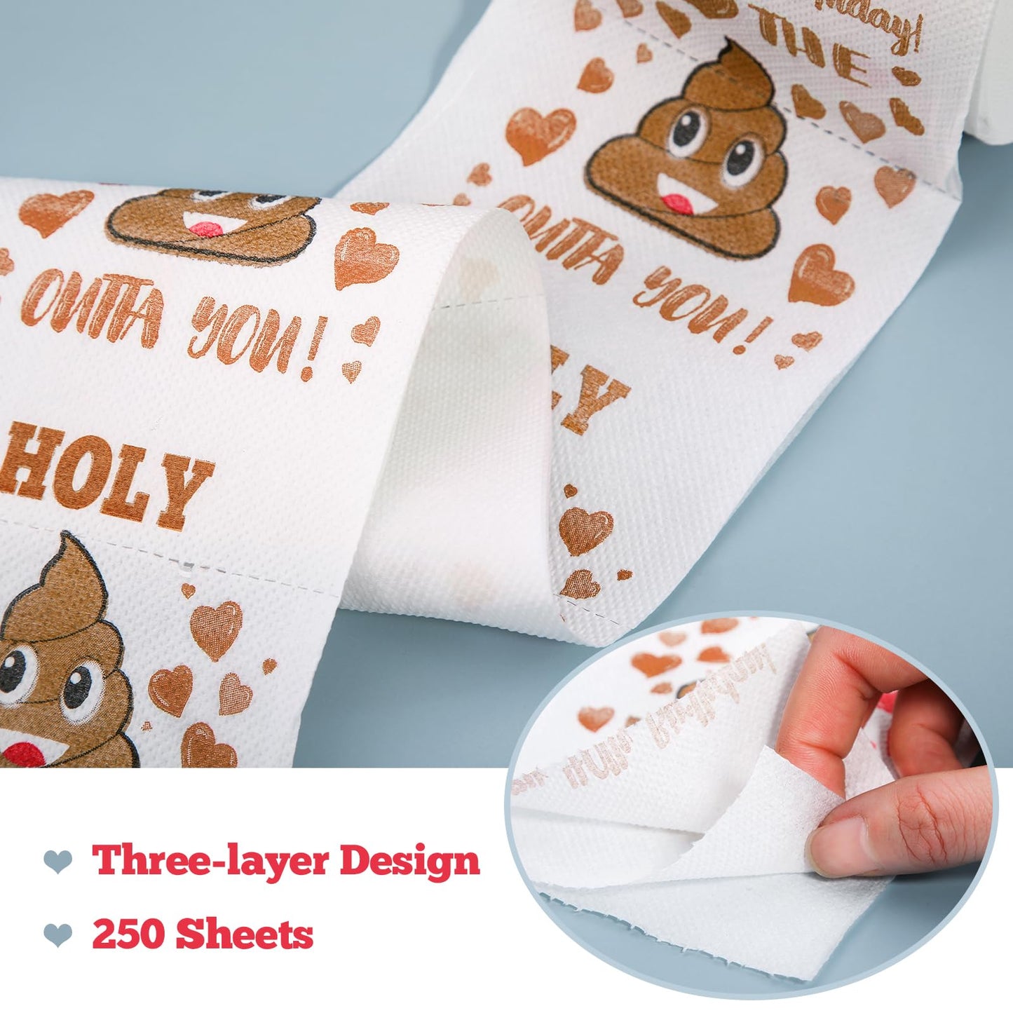 21st Birthday Gifts for Her Him - Happy Prank Toilet Paper - 21st Birthday Decorations Party Supplies Favors - Novelty Bday Present for Boy Girl, Men Women, Guys, Friends - 21 Year Old Funny Gag Gifts