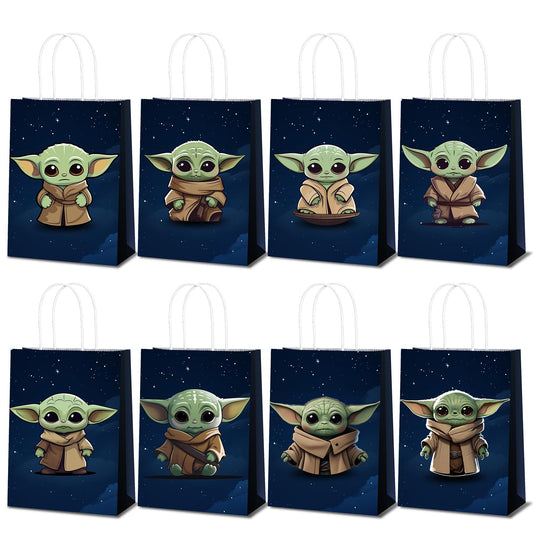BILITOK The Inspired Party Favor Bags - 24 Pack Galactic Adventure Gift Bags for Birthday Decorations & Supplies