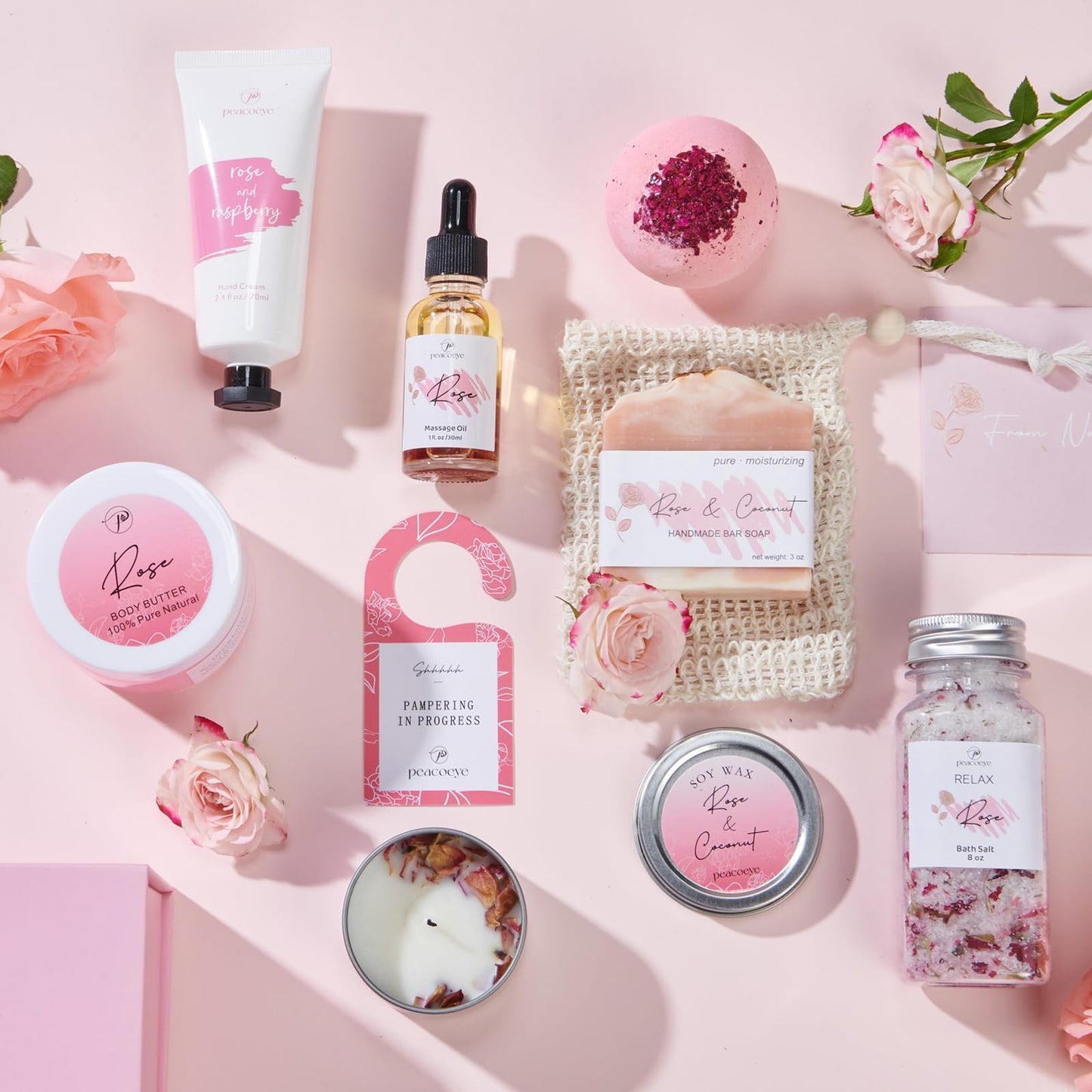 Mother's Day Gift for Mom Spa Gifts Bath Baskets Relaxing Spa Self Care Gift for Women Her Sister Wife Bridal Shower Gifts Box Home Bath Care Package Thank You Birthday for Women Friendship Ideas