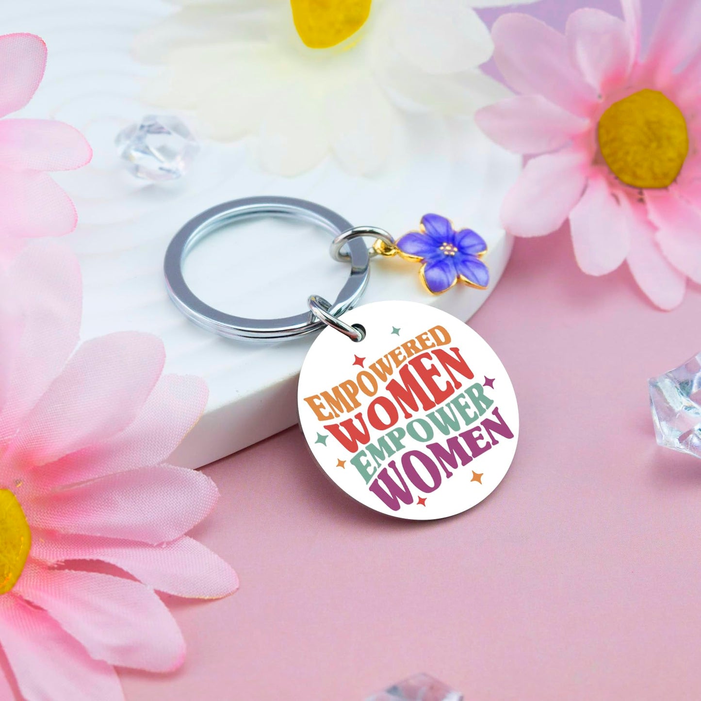 Feminist Gifts for Feminists Women Feminist Keychain Female Empowerment Gifts Women's History Month Decorations Lawyer Gift Inspirational Strong Women Girl Power Gift Womens Rights