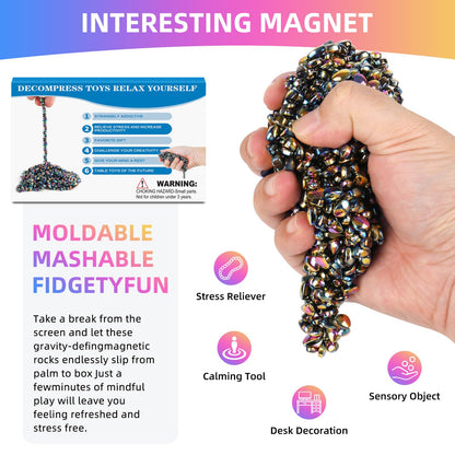 550pcs Desk Fidget Toys for Adults,Stress & Anxiety Relief, Sensory Fidget Toys for Office, ADHD, Autism,Ideal Gift (Colorful)