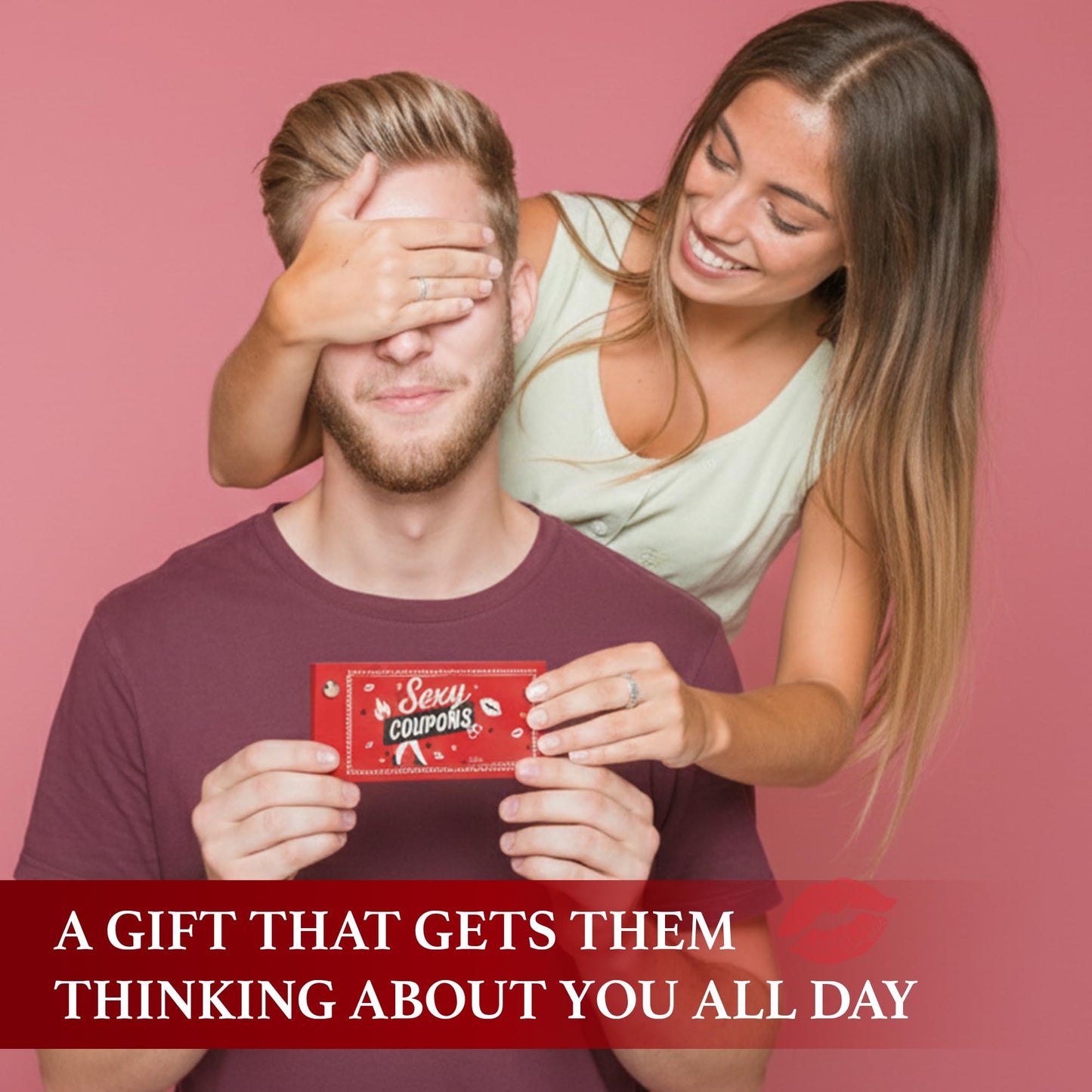 Sexy Coupon Book For Him - 31 Coupons, Spicy Gifts For Him, Boyfriend, Husband, Fiance, Naughty, Fun, Intimate Gifts For Him, Adults, Sexy Time Stocking Stuffers, Date Night Ideas For Couple