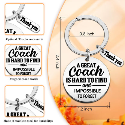 Coach Keychain Cheer Coach Gift for Women Cheer Valentine Gifts Cheer Coaches Gifts Ideas Inspirational Coaches Appreciation Gift Men's Birthday Thanksgiving Day