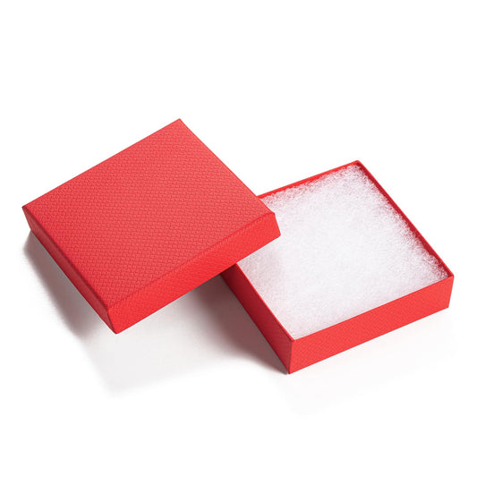 GEFTOL Jewelry Gift Boxes 20 Pack 3.5x3.5x1 Inch Cardboard Jewelry Boxes,Small Gift Boxes for Jewelry Earrings Necklaces Handmade Bangles Bracelets(Red)