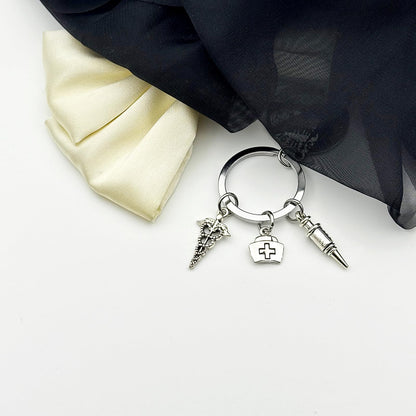 Anesthesia Gifts Nurse Anesthetist Keychain for Christmas Graduation Retirement Appreciation Gifts for Anesthesiologist ICU RN ER Nurse Thank You Gift for Anesthesia Tech Week Anesthesiology Keyring