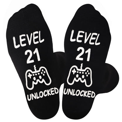 Jeasona Gaming Birthday Socks for Teen Boys Gifts for 13 14 15 16 17 18 Year Old Boy Teenage