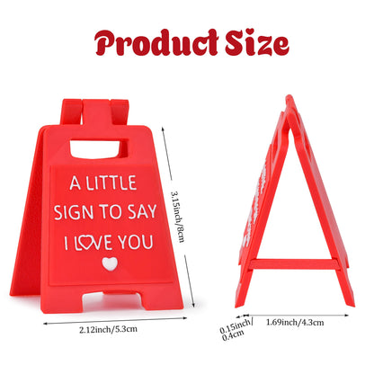 Anniversary Romantic Gifts for Women - Mini Sign Office Decor Desk Accessories Mothers Day Gifts for Mom Her Men Wife Husband Girlfriend Boyfriend Birthday Christmas Wedding Valentines Day