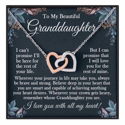VIRAGIL Granddaughter Necklace - Gifts From Grandma & Grandpa, Birthday & Christmas