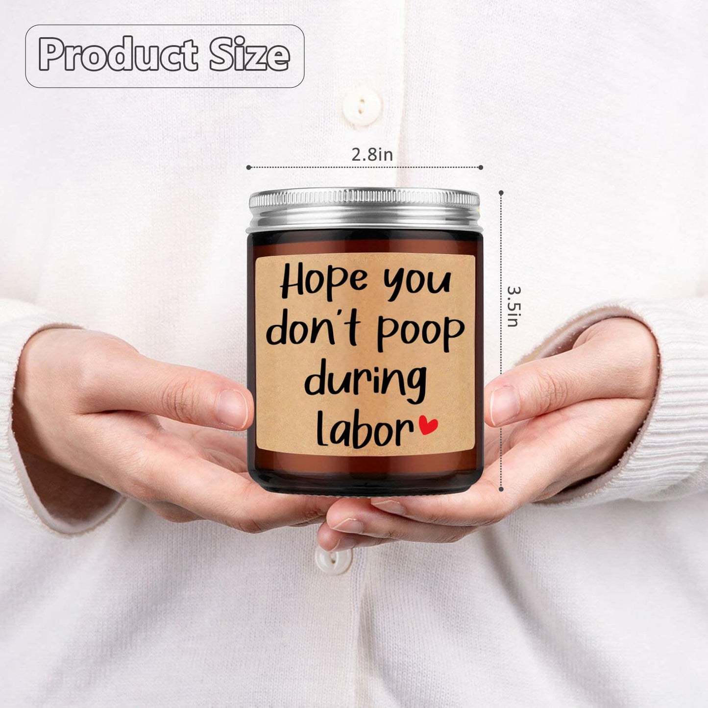 Fairy's Gift New Mom Candle for Women, Funny Baby Shower, Pregnancy Gifts for First Time Mom, Pregnant Women Wife Friend, Maternity, 1st Mothers Day, Pregnancy Gifts for Expecting Mommy Mama to Be