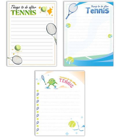 3pcs -150 pages Funny Tennis-Memo Notepads - Funny Tennis Gifts - Cute Note Pads, Mother-day Gifts Stick Anywhere – Capture Every Idea, Mothers Day