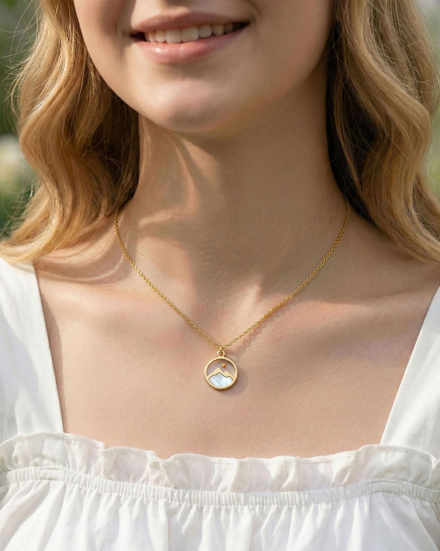 Eryuor Silver/Gold Moving Mountains Mustard Seed Faith Necklace, Inspirational Christian Gifts for Teen Girls & Women