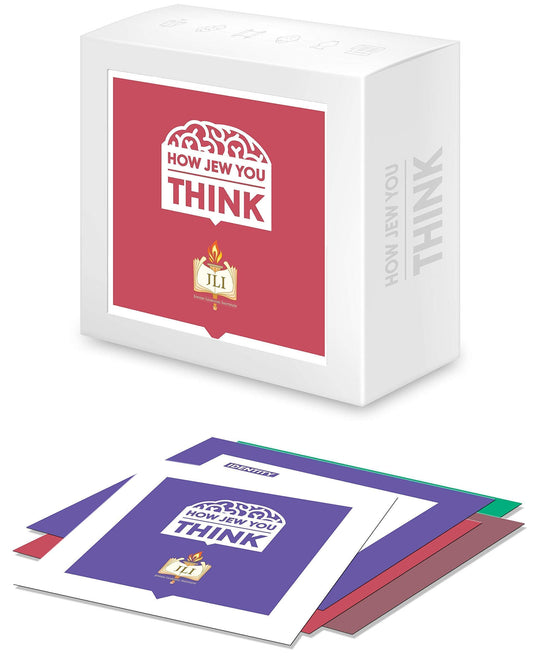How Jew You Think Cards, Conversation Starters, Icebreaker Game, and Host Gift— 40 Question Cards
