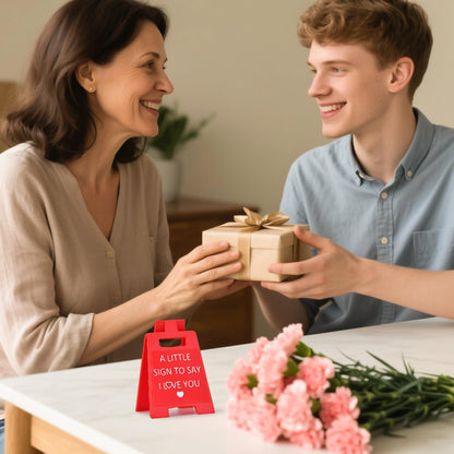 Anniversary Romantic Gifts for Women - Mini Sign Office Decor Desk Accessories Mothers Day Gifts for Mom Her Men Wife Husband Girlfriend Boyfriend Birthday Christmas Wedding Valentines Day