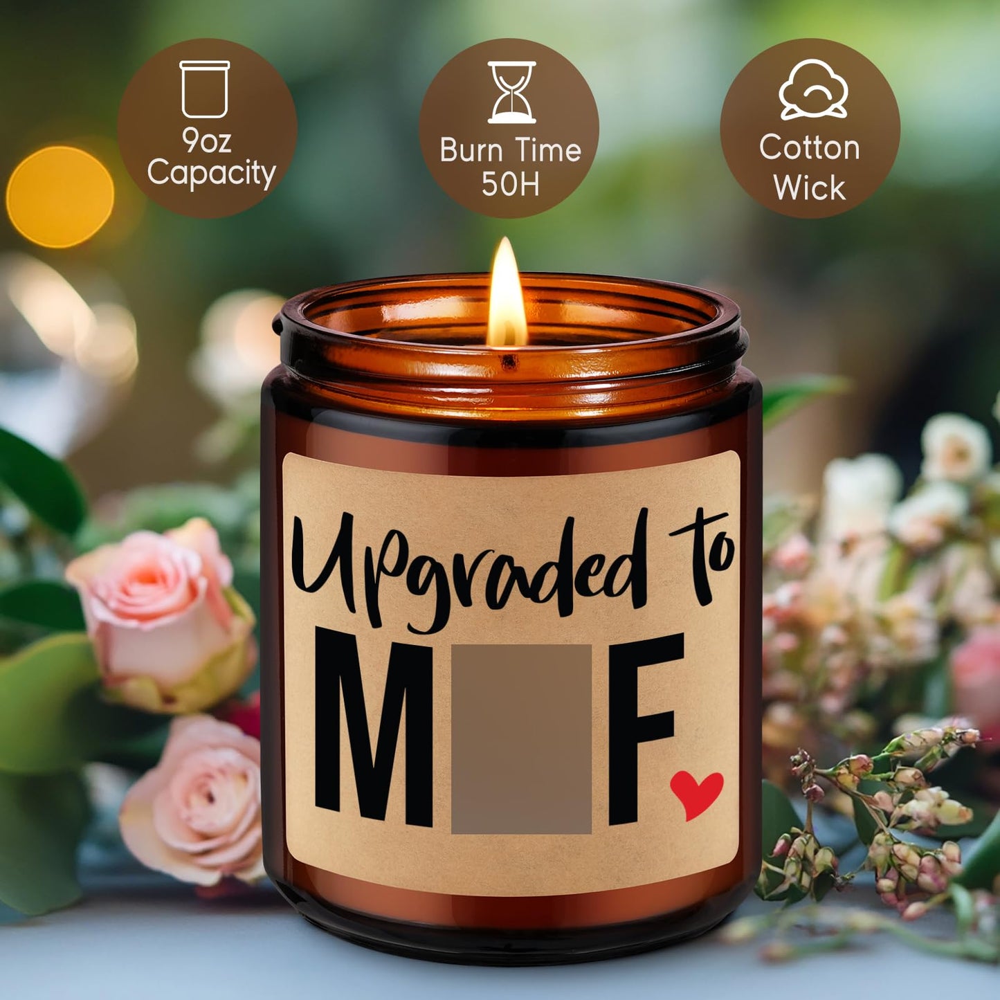 Fairy's Gift Candle, New Mom Gifts for Pregnant Women Mommy to Be, Pregnancy Gifts for Pregnant Wife Friend Expectant Moms, First Time Mama, 1st Mothers Day, Pregnancy Presents for Expecting Mother
