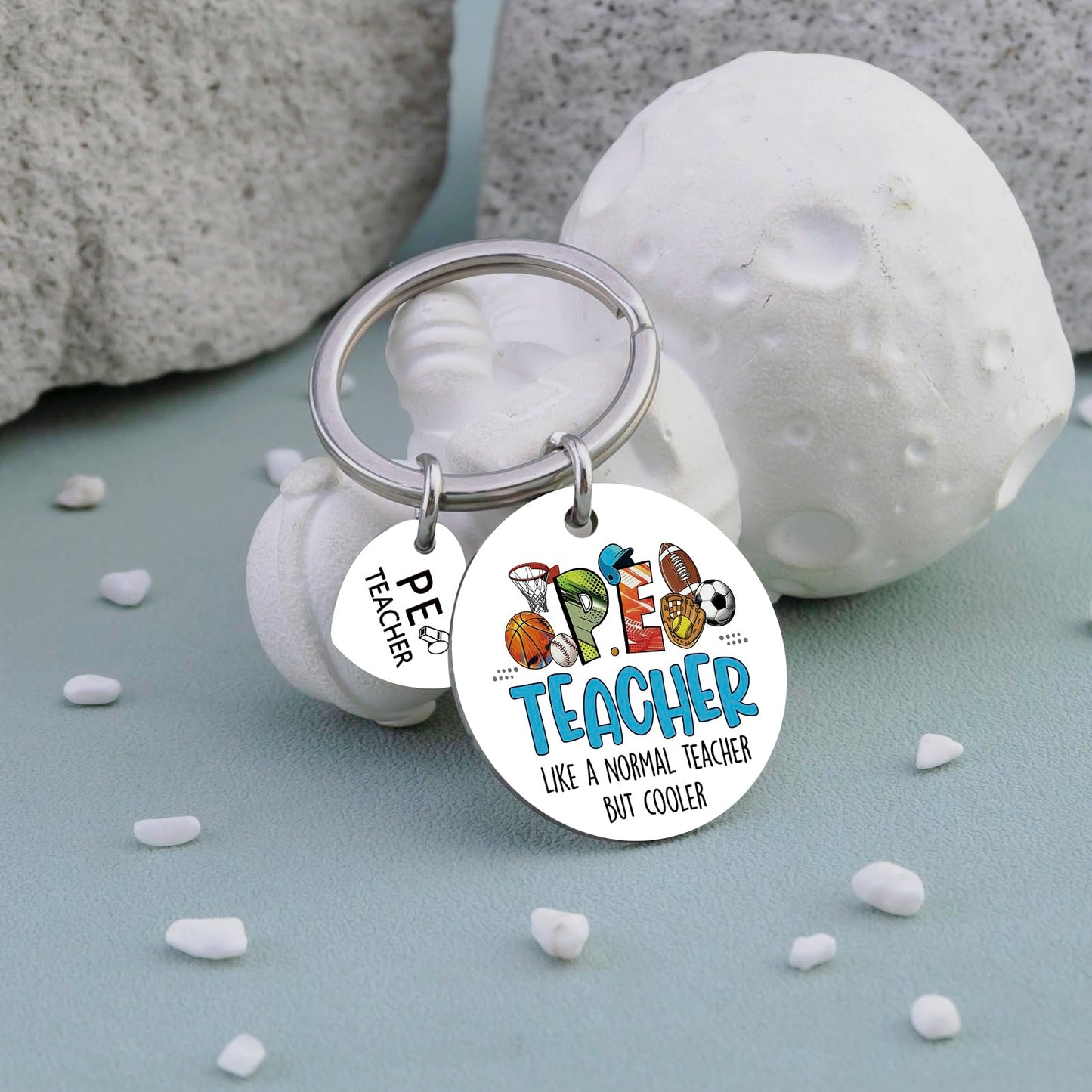 Gym Teacher Gifts PE Teachers Day Gift For Men Women Cool Teacher Appreciation Gift Male Birthday Graduation End Of Year Teachers Gifts Gym Ornament For Teacher's Day Whistle Keychain