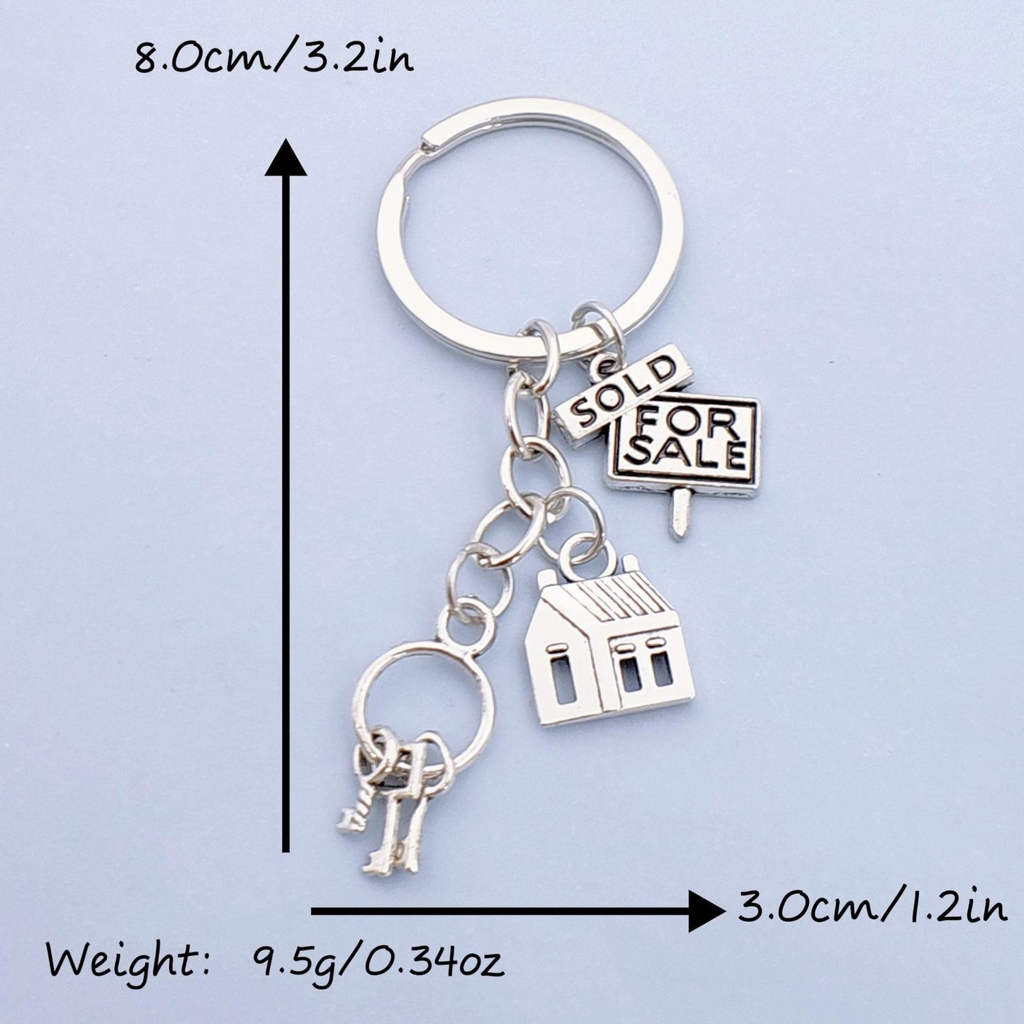 iMagitek 20 Pcs Realtor Keychain Realtor Gift Keyrings Real Estate Agent Appreciation Gifts Real Estate Broker Keychain Gift for Salesman Salesperson