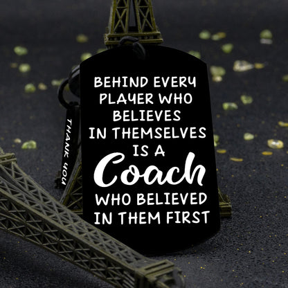 isiyu Coach Appreciation Gift Thank You Keychain Gift for Hockey Baseball Soccer Football Volleyball Team Fitness Instructor