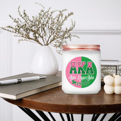 Maybeone Aka Sorority Gifts for Women - Sorority Gift for Sister - 7 Oz Aka Paraphernalia Lavender Candle
