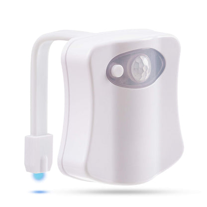 RainBowl Toilet Bowl Night Light - Unique Cool Gadget with Motion Sensors & Multi Color LED - Funny Gag Gifts for Men, Dad, Husband, Boyfriend - Fun Birthday Present for Him