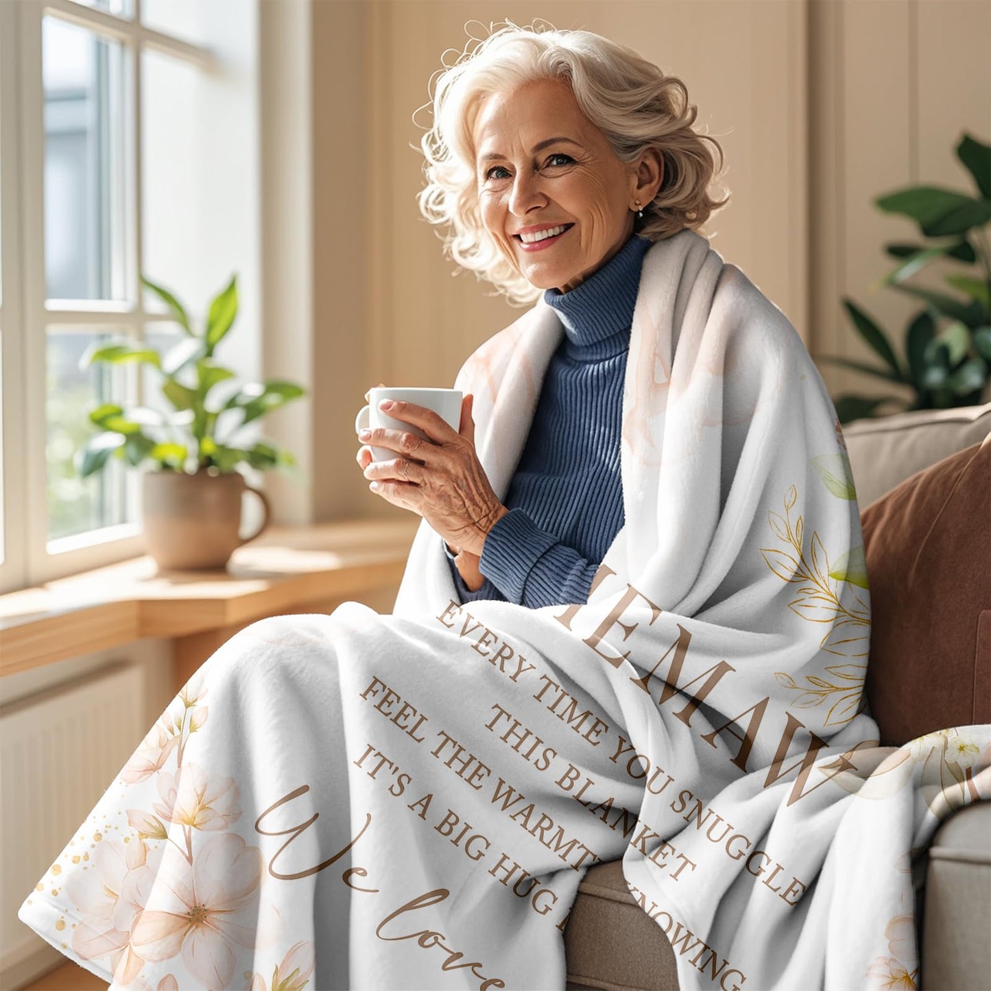 Memaw Gifts, Gifts for Memaw, Memaw Birthday Gifts, Memaw Blanket 60" x 50", Memaw Gifts for Grandma, Memaw Gifts from Grandchildren, Memaw Gifts for Mother's Day, Memaw Gifts for Christmas