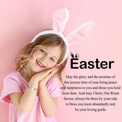 Cross Bracelet Baptism Gifts for Girl Kids Christian Graduation Gifts for Girls Teens Trendy Stuff Religious Christening Catholic Gifts Jesus Bracelets Daughter Niece First Communion Confirmation Gift