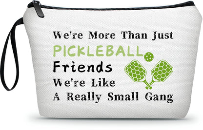 Pickleball Gifts for Women Pickleball Makeup Cosmetic Bag Accessories Party Decorations Birthday Friendship Gifts for Women Unique Sister Teenager Girl Stuff Coworker