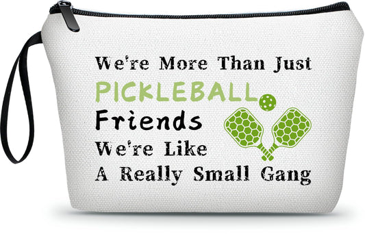 Pickleball Gifts for Women Pickleball Makeup Cosmetic Bag Accessories Party Decorations Birthday Friendship Gifts for Women Unique Sister Teenager Girl Stuff Coworker