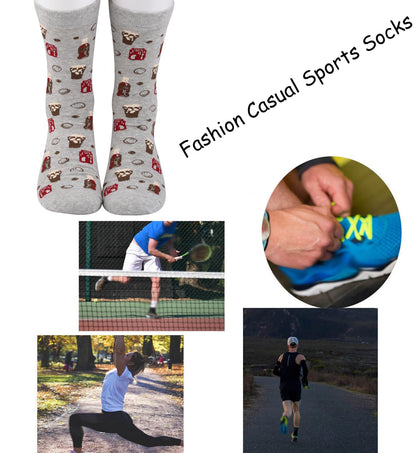 TSOTMO Drinking Gift Drinks Merch Novelty Socks Soda Gift for Soda Drinker Drinks Lovers Caffeine Free