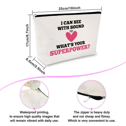 Sonographer Gifts Sonographer Radiologist Makeup Bag for Women Student Graduation Gift Ultrasound Technician Gifts Cosmetic Bag Radiology Technologist Presents for Friend Christmas Birthday Gift