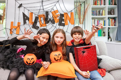 ysmile Spider Gift Bag for Boy Black Red Design for Birthday Party Halloween Spider Theme Decoration Web