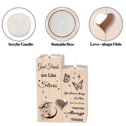 Friendship Gifts for Women, Gifts for Friends Best Friend Birthday Gifts Gifts for Women, Candlestick Creative Gifts