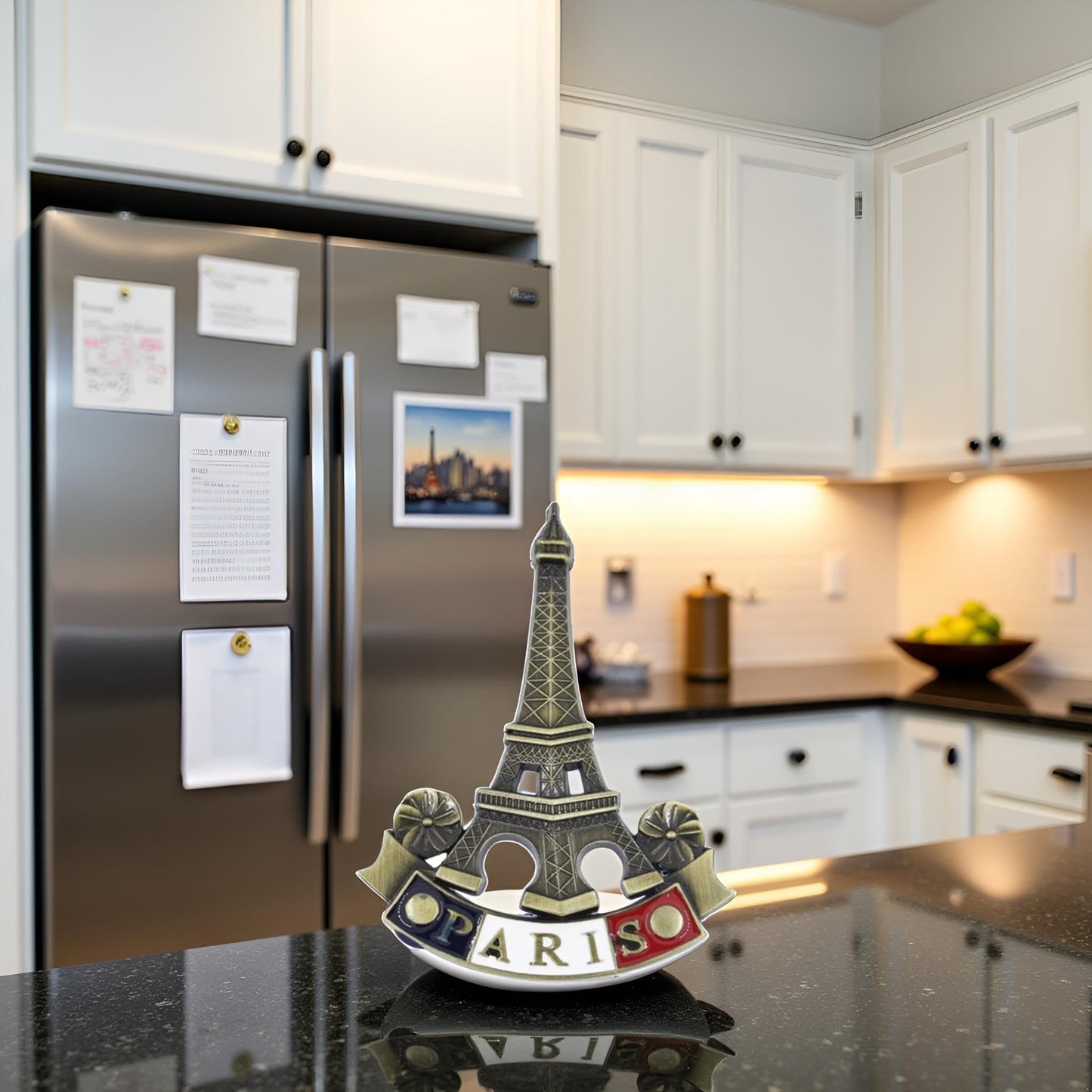 3D Metal Fridge Magnet Eiffel Tower Paris France Souvenir Gift Decor Refrigerator Magnets, Kitchen Accessories,Kitchen Refrigerator Decor